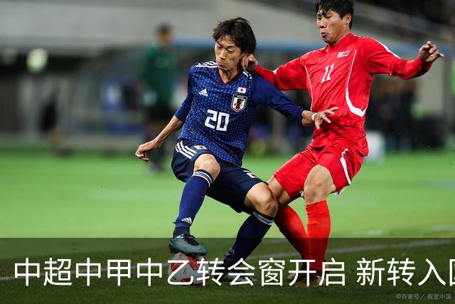 中超中甲中乙转会窗开启 新转入国内球员没有名额限制